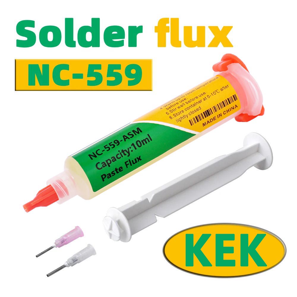 Soldering Flux Liquid - OrijinalKEK NC 559 Flux Lehim Pastası
