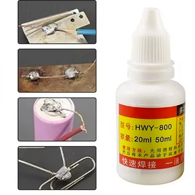Soldering Flux Liquid - YENİ HWY800 20ml Paslanmaz Çelik Flux