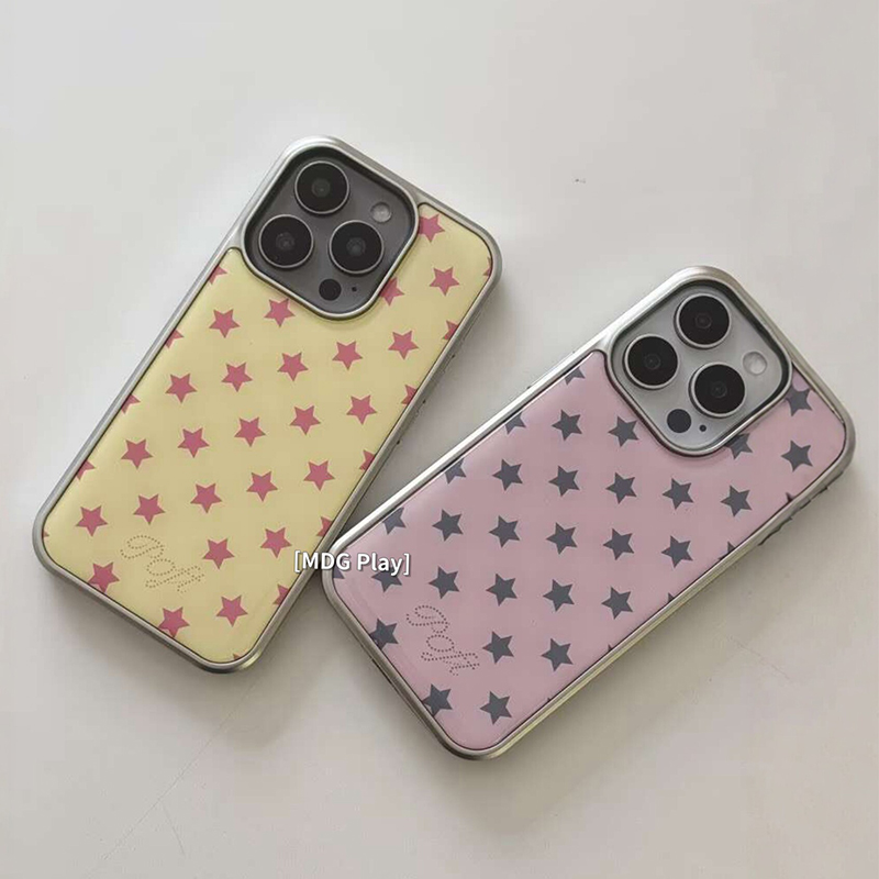 Kore Tarzı Renk Bloklu Yıldız  - Back Cover Adhesive incelemesi ve fiyatı