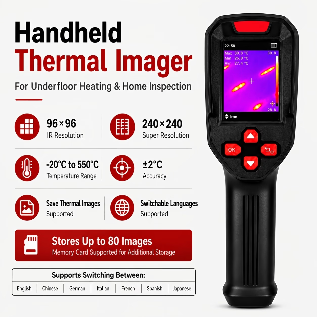 Süper IR 240x240 Termal Kamera - Electronics Repair Images incelemesi ve fiyatı